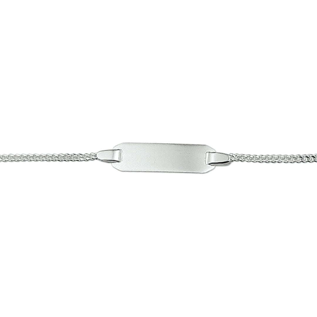 Gravurarmband Gourmet-Platte 5,0 mm Silber rhodiniert