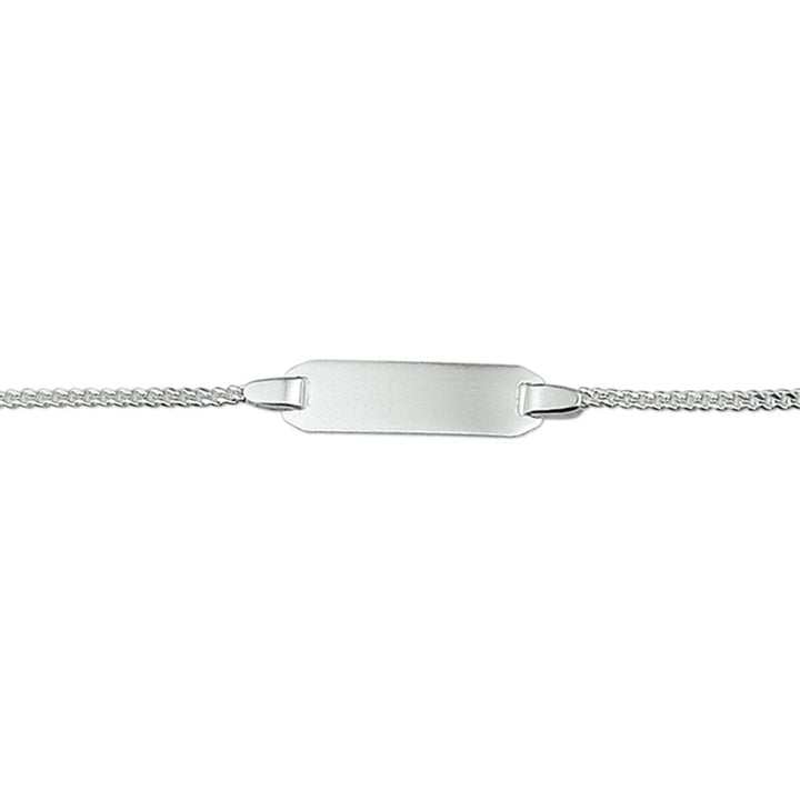Gravurarmband Gourmet-Platte 5,0 mm Silber rhodiniert