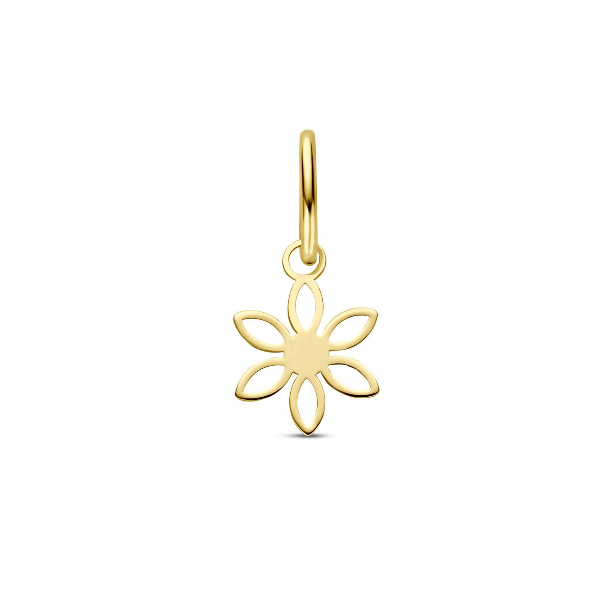 Hänger in Form eines Kreuzes aus 14k Gelbgold mit filigranem Design