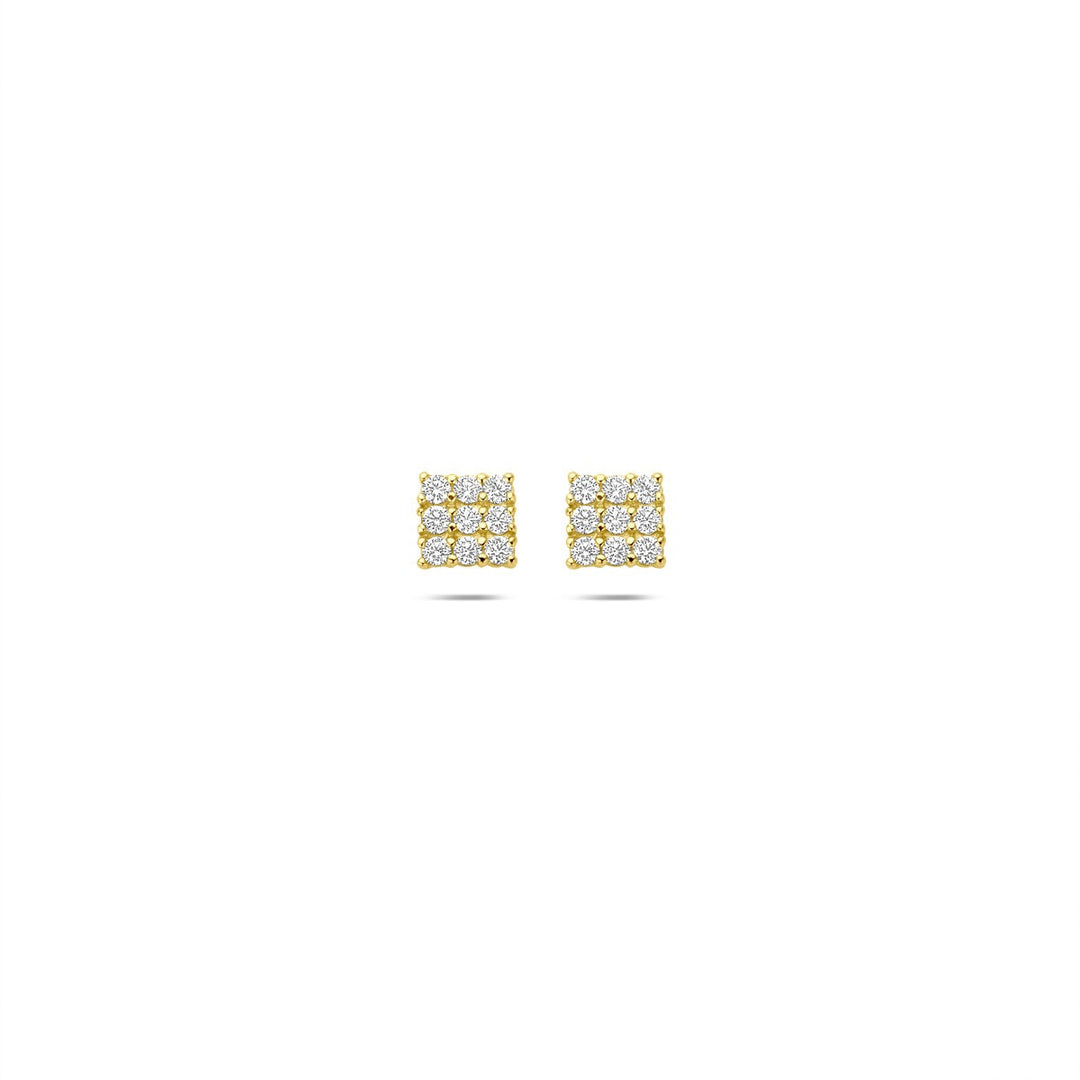 Ohrstecker Zirkonia 14K Gelbgold