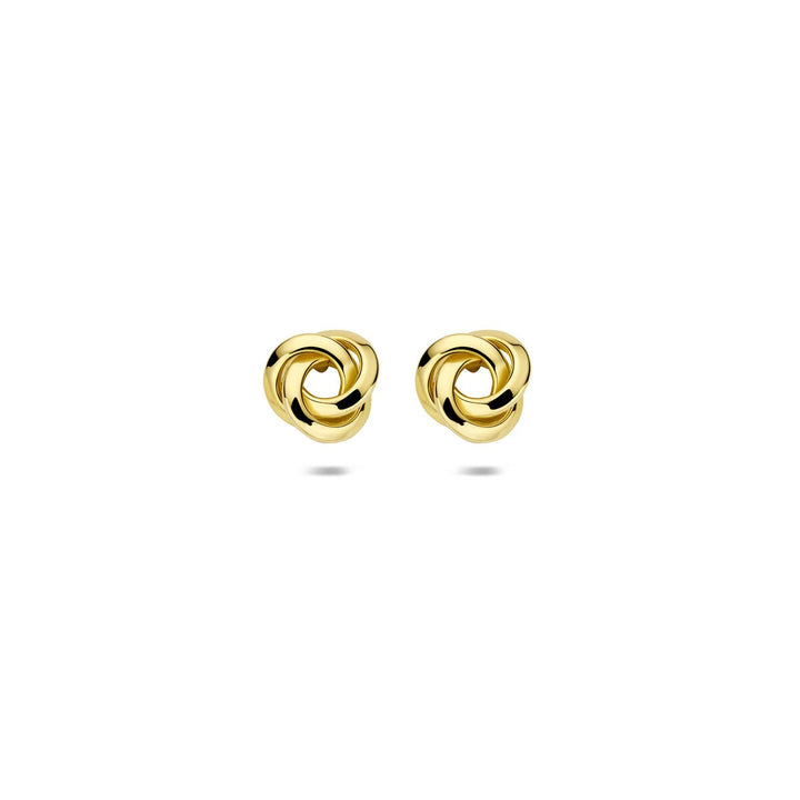 Ohrstecker Knopf 14K Gelbgold