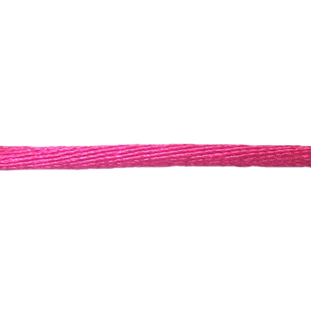 Lose Satinkordel Fuchsia 38 cm Zubehör