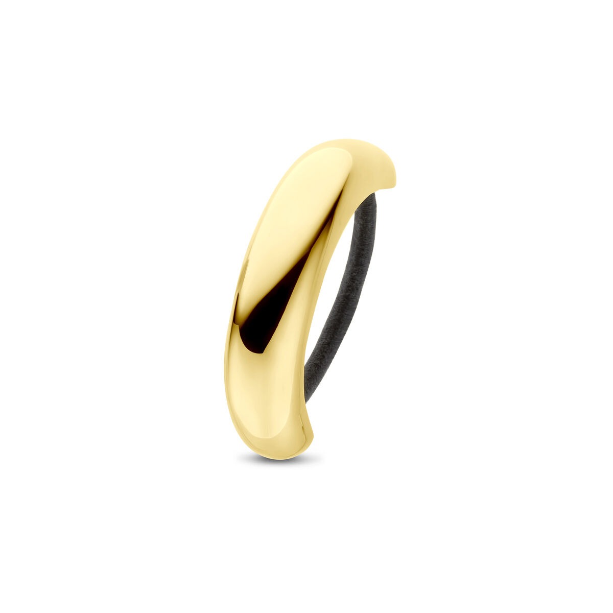 Stahl-Haarband mit ionisierter Beschichtung in Gold, 76 mm breit