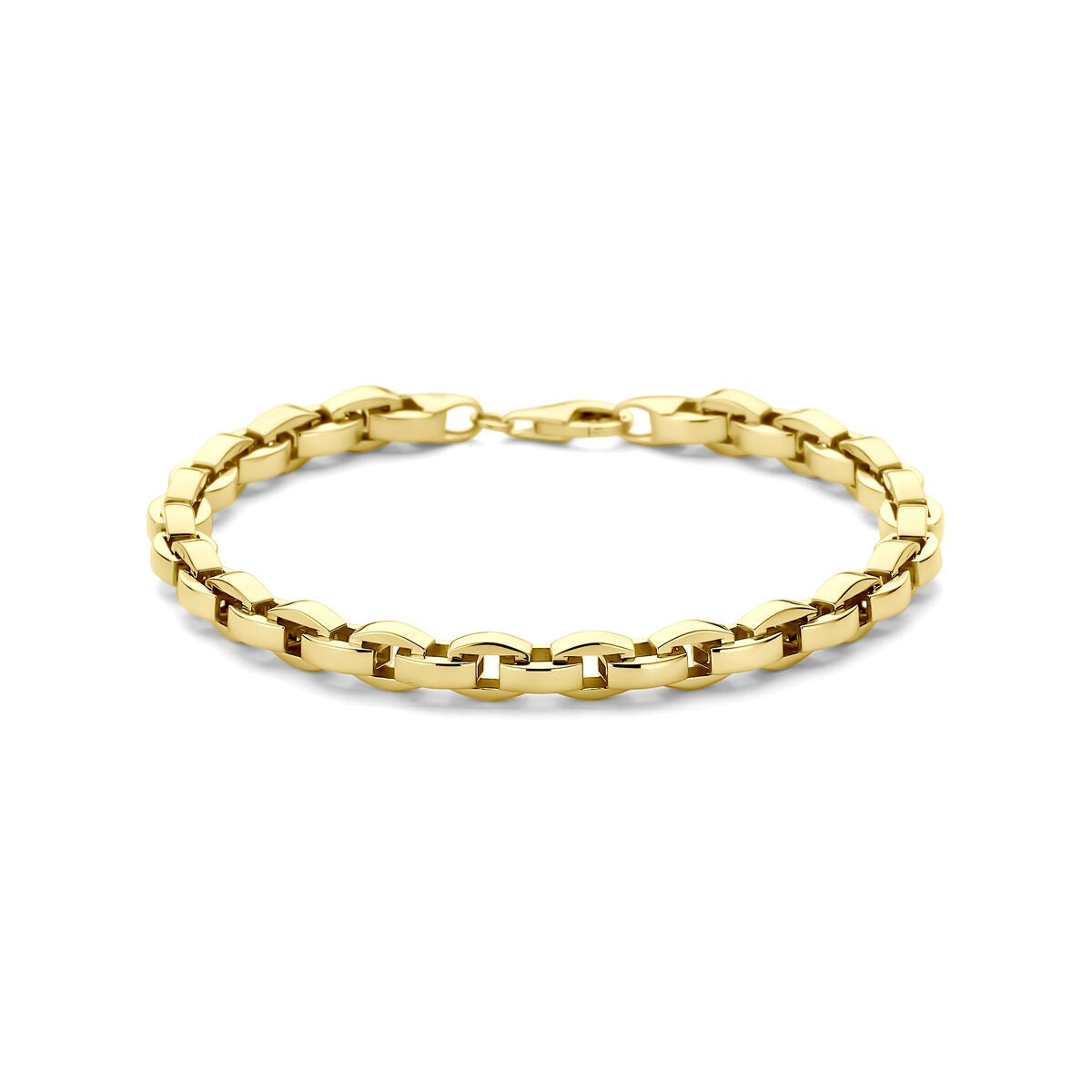 Armband aus 14k Gold mit venetianischer Gliederung, 5,3 mm breit und 19 cm lang