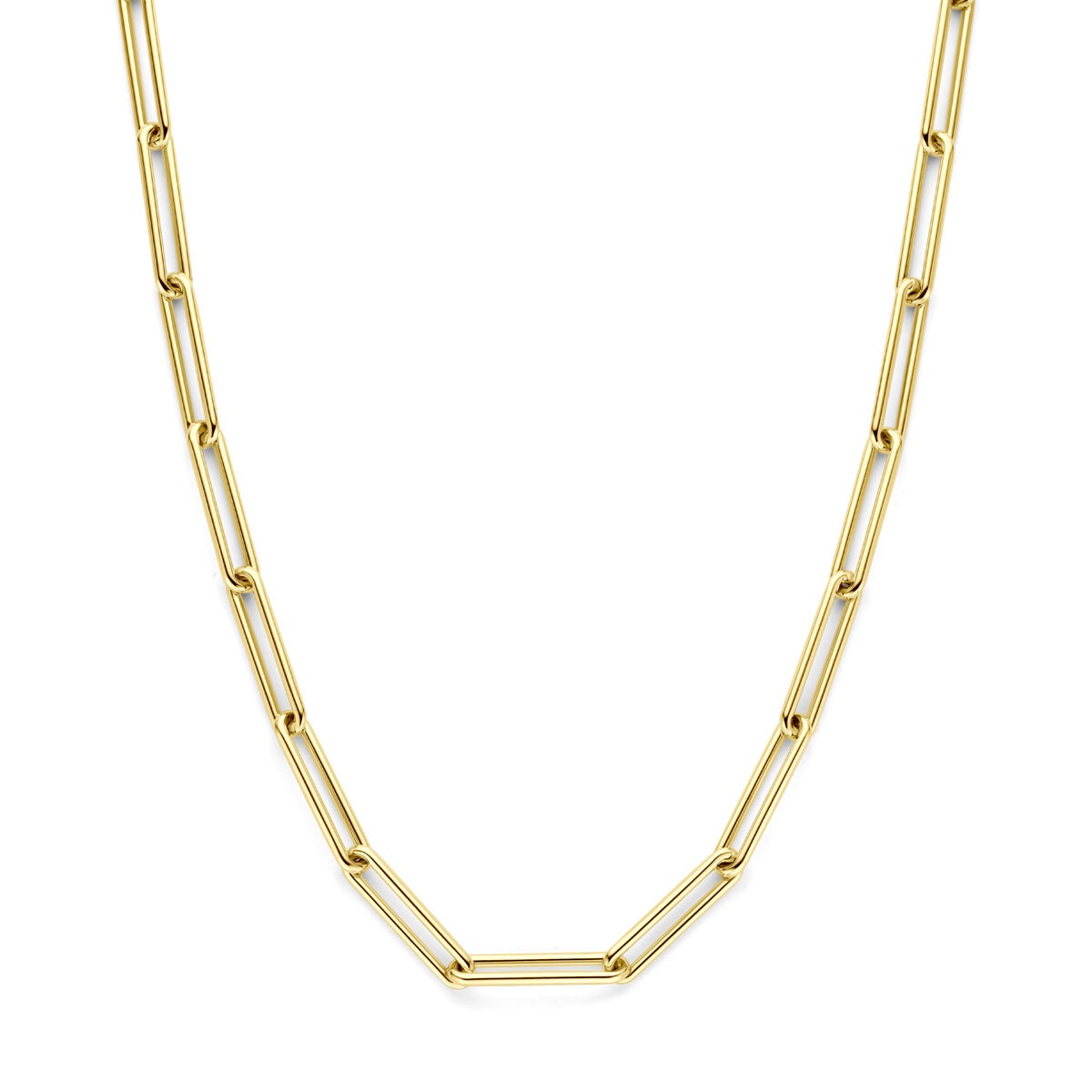 14k gelbgoldenes Anker-Collier mit 5,8 mm breiten Gliedern