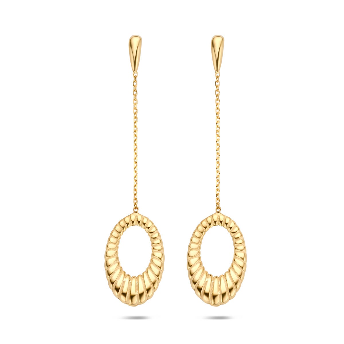 14k Geelgouden oorhangers