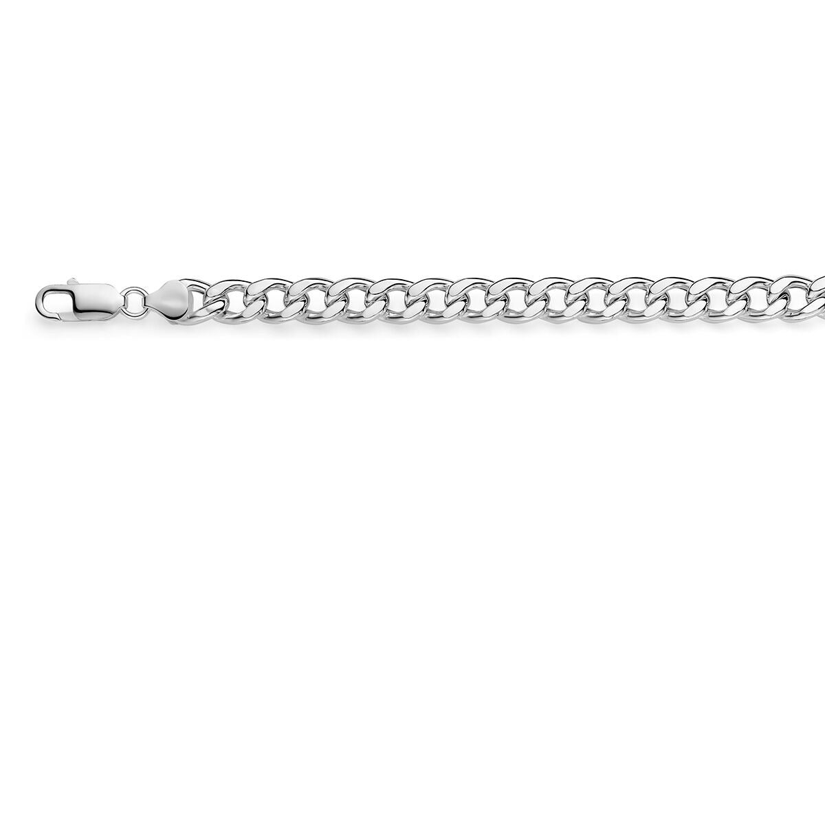 925 Silberne Gourmetkette mit 8,3 mm Gliedern für Herren