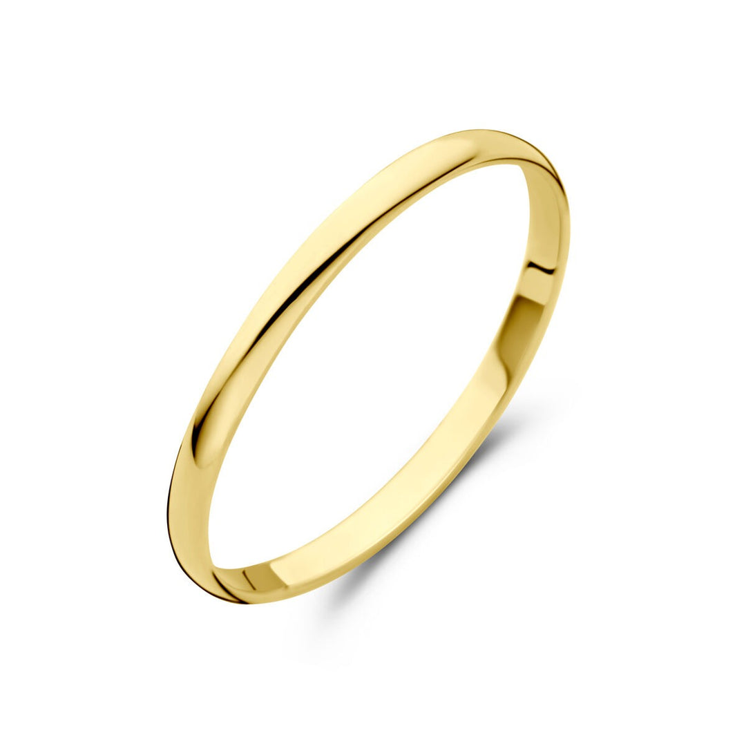14k Geelgouden damesring – 1,5 mm