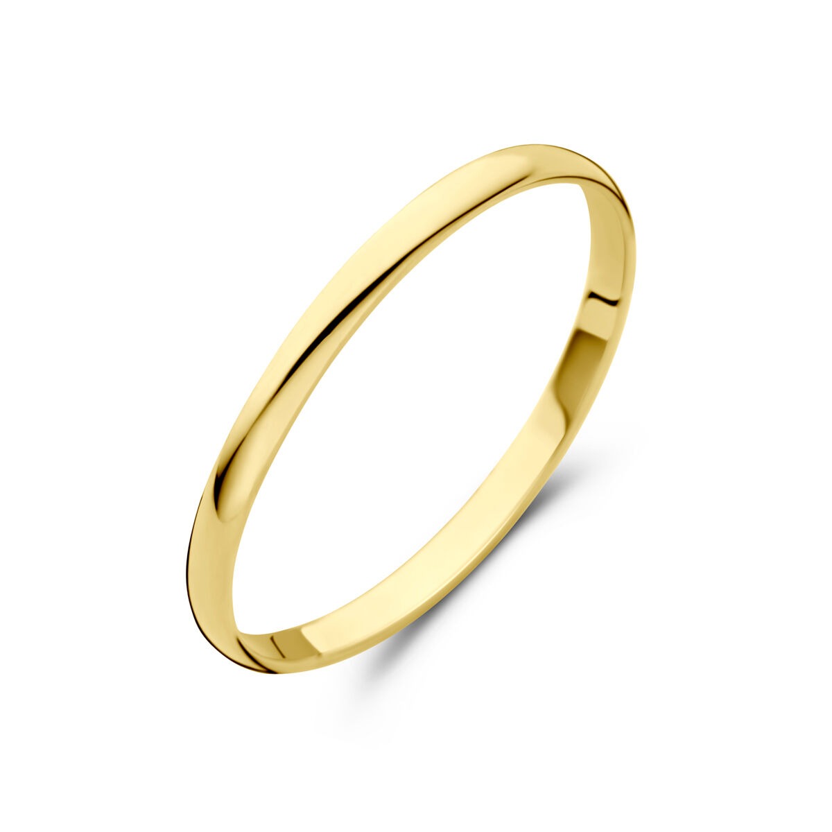 Damenring aus 14k Gelbgold mit einer Breite von 1,5 mm