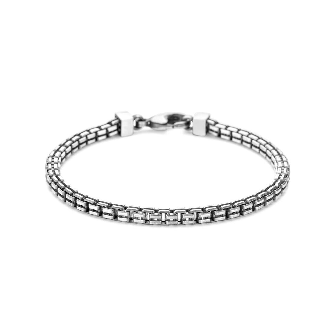Armband Oxi matt 20 cm Silber oxidiert