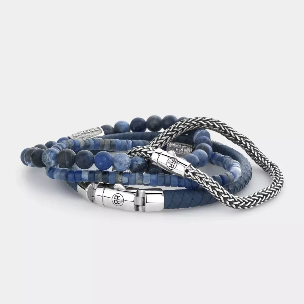 Matt Midnight - 6mm - Perlen Herrenarmband