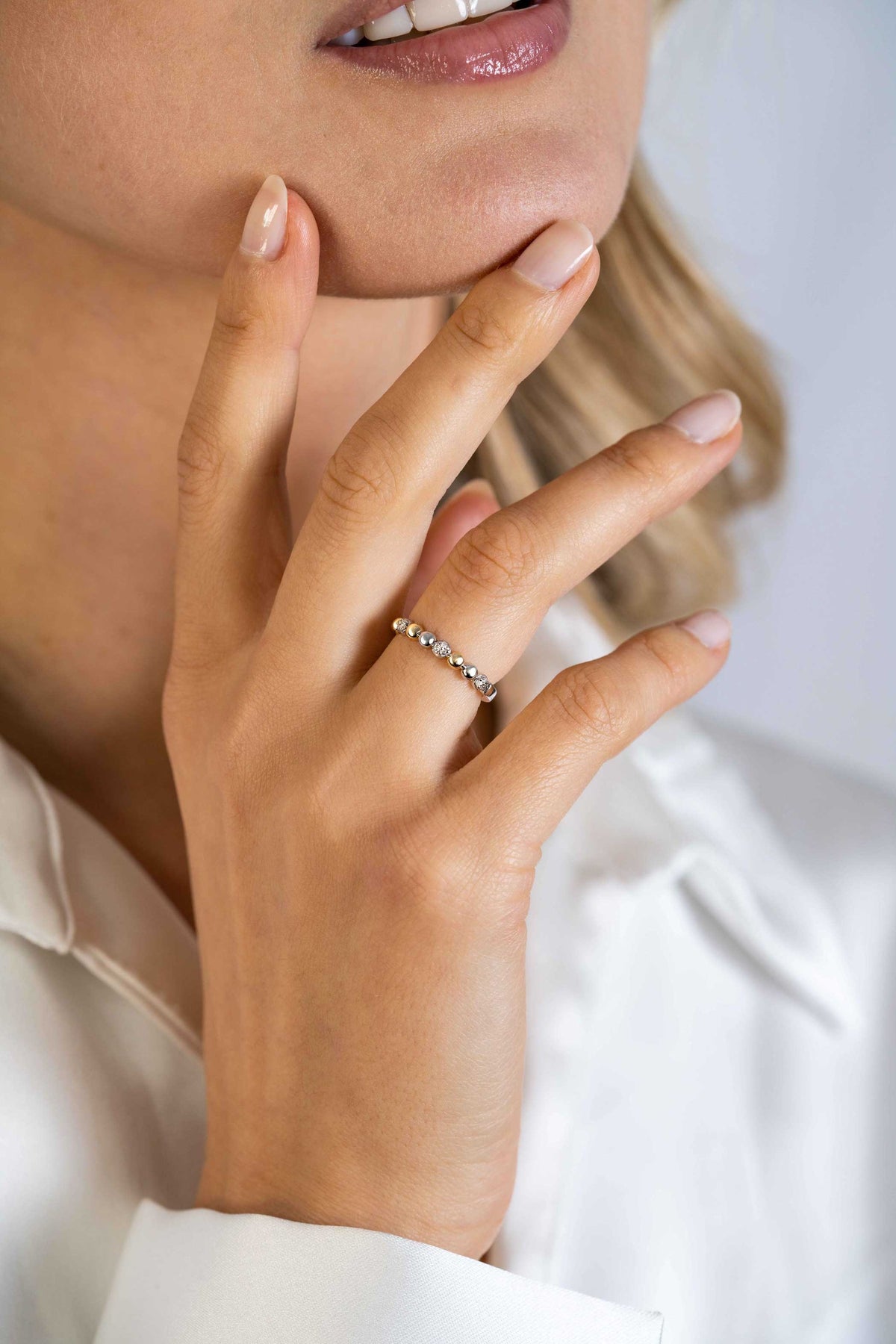 Zinzi Ring Silber vergoldet ZIR2393