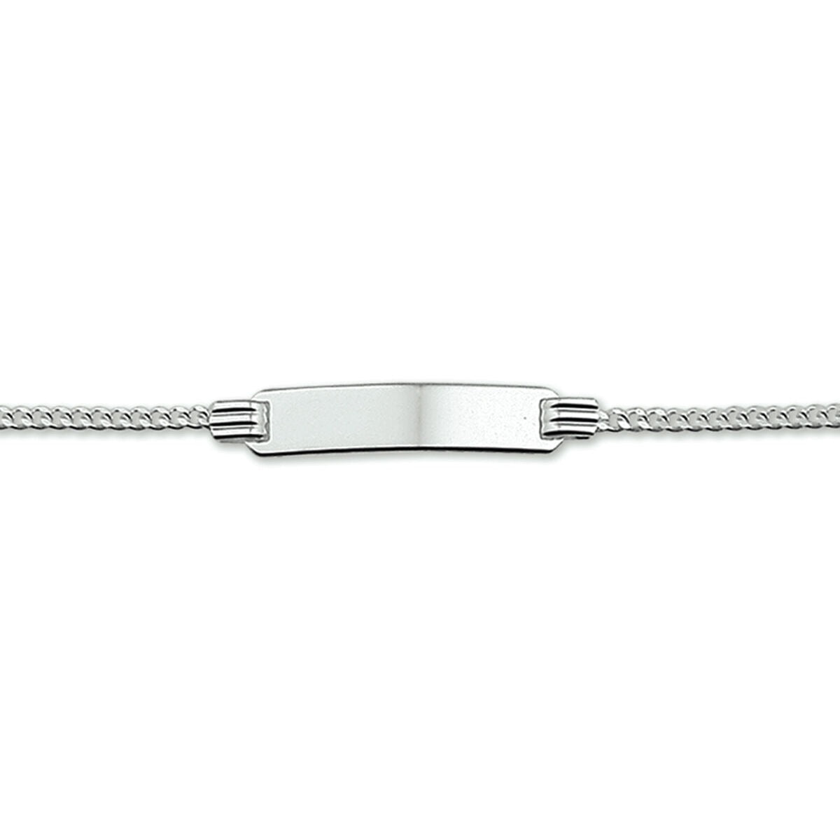 Gravurarmband Gourmet 11 - 13 cm Silber rhodiniert