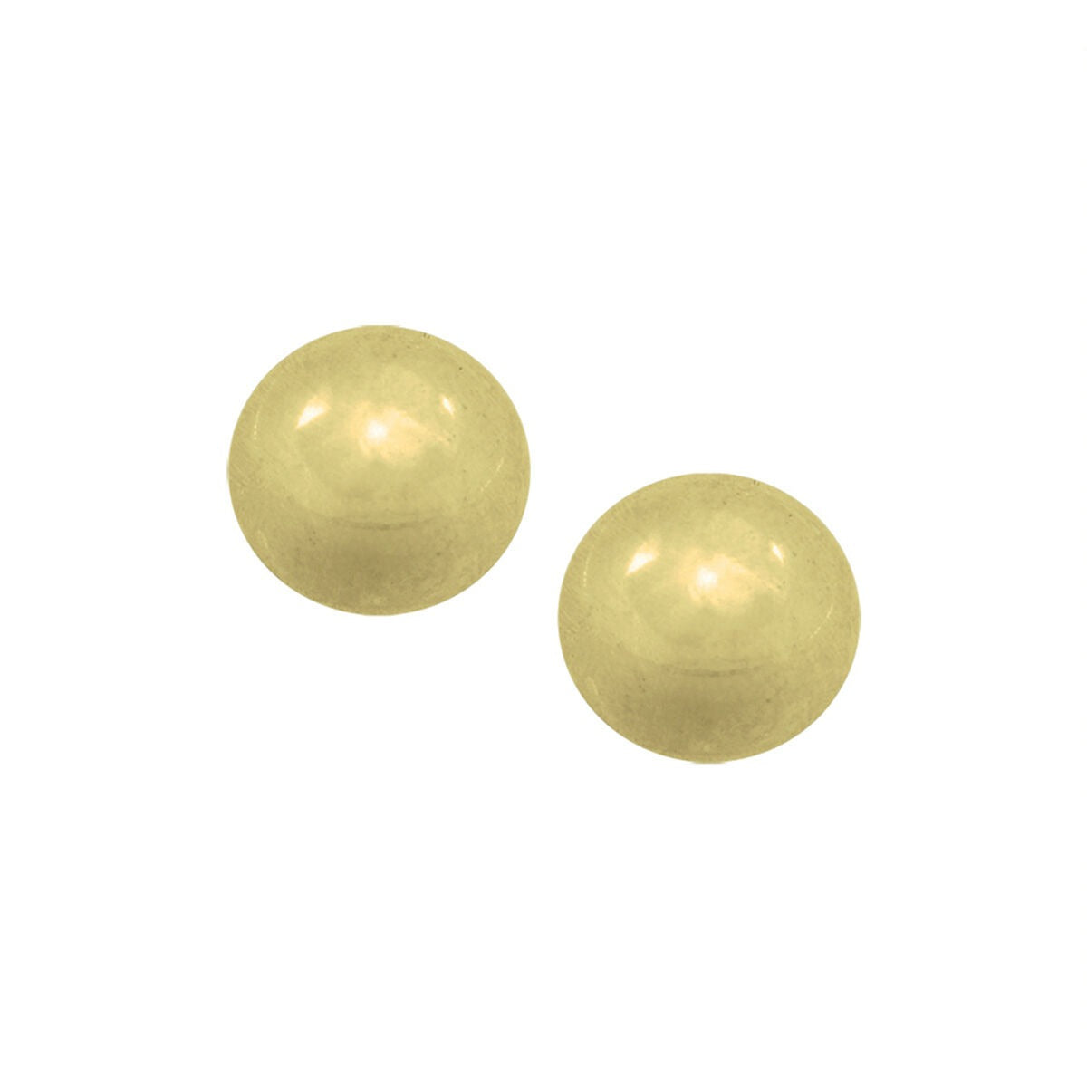 Zwei goldene Schietknopjes für das Push Through System in runder Form.