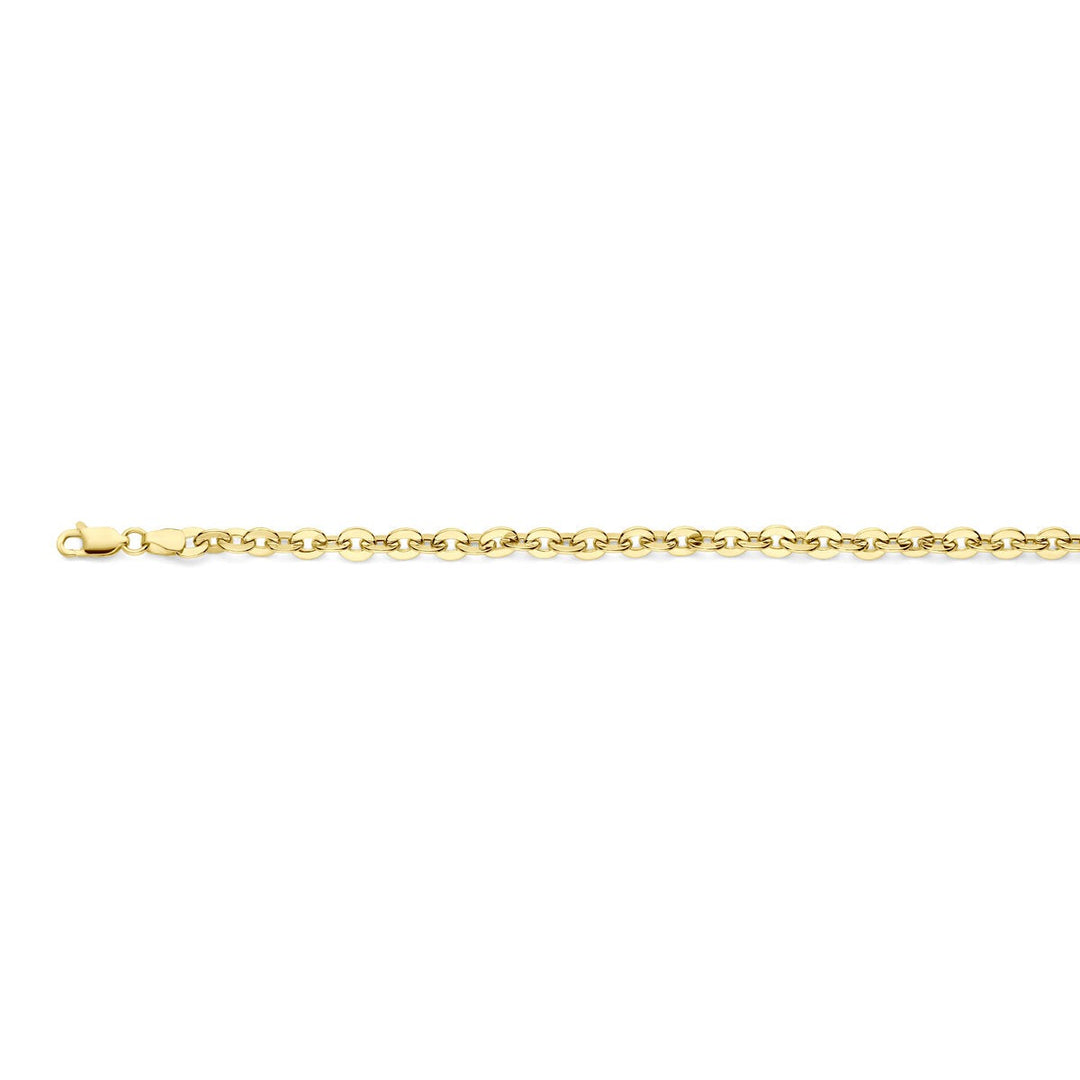 Van der Kooij Collection – Halskette 5 mm 45 cm 14K Gelbgold