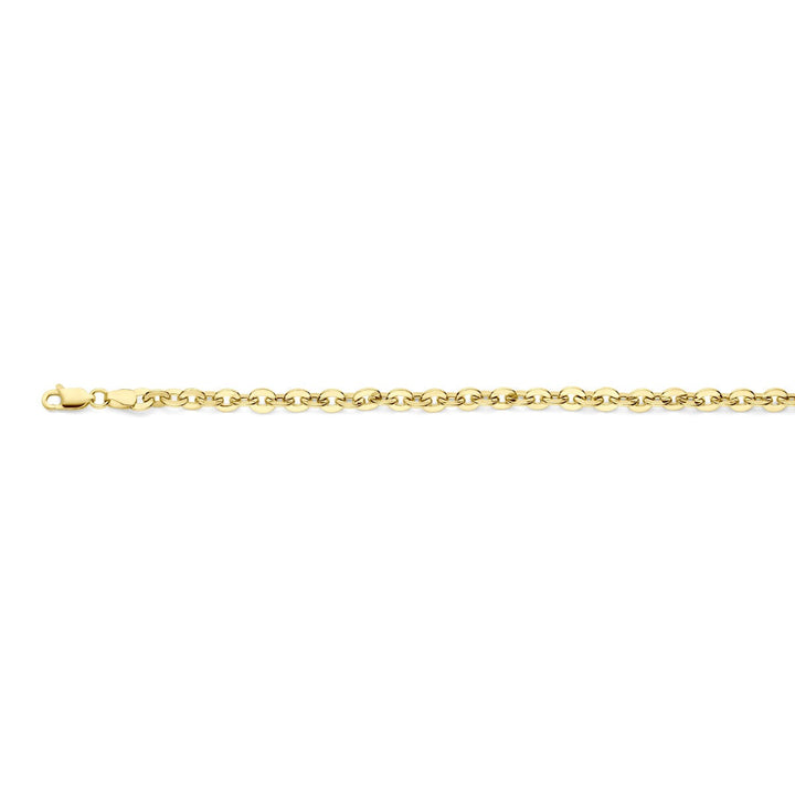 Van der Kooij Collection – Halskette 5 mm 45 cm 14K Gelbgold