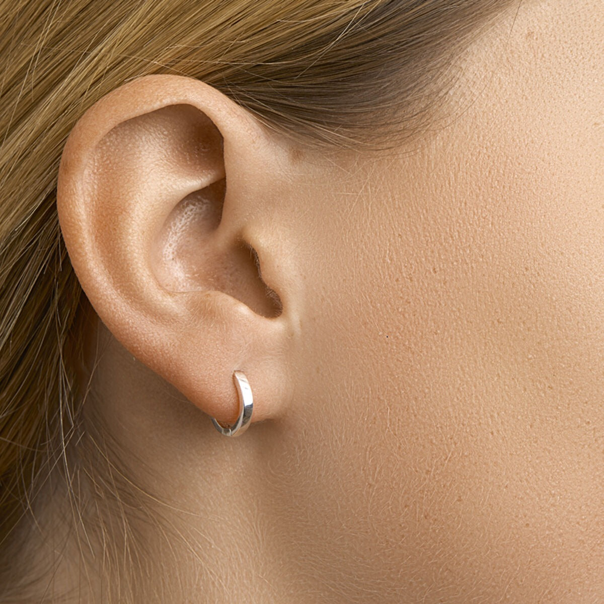 925 Sterling Silber Klappcreolen für Damen
