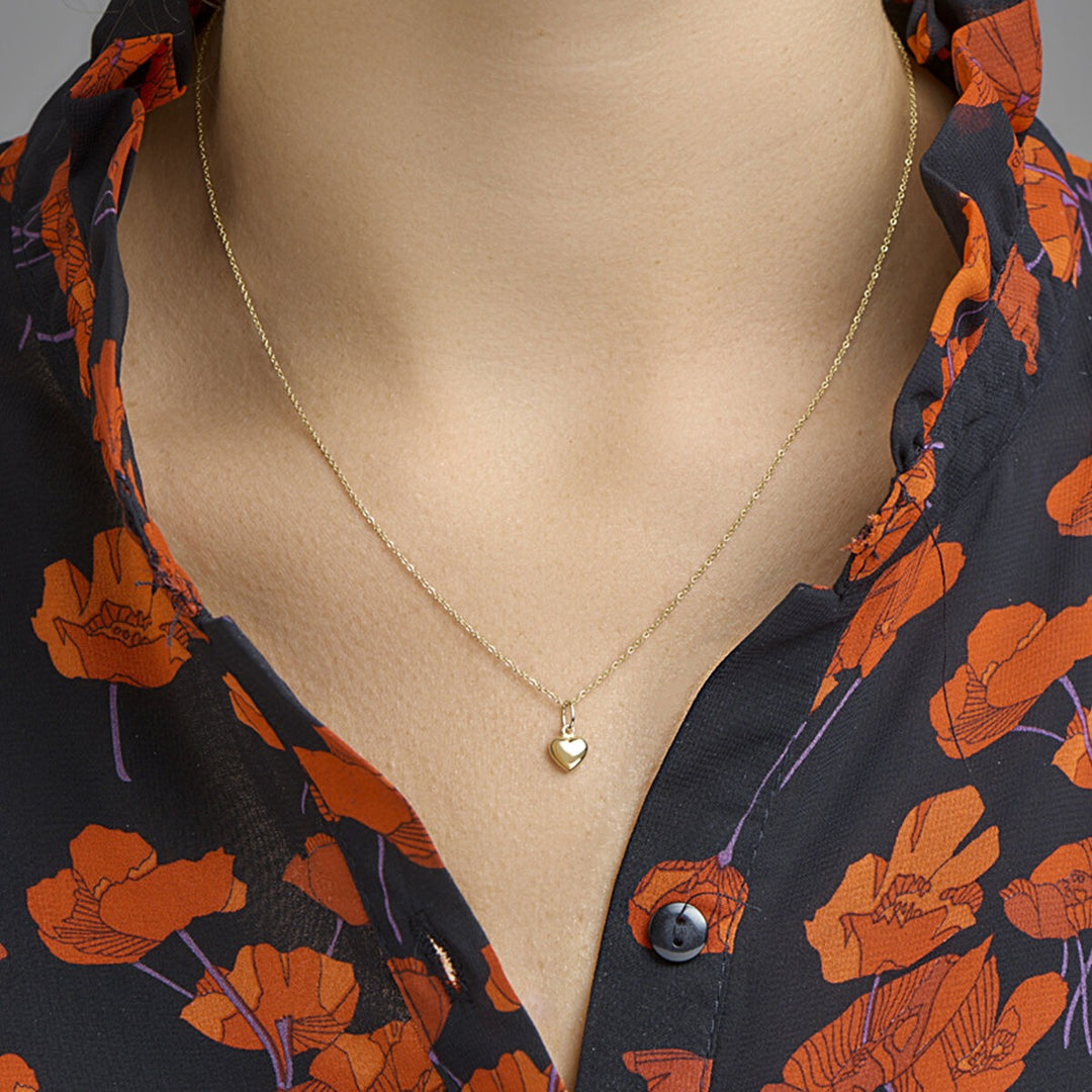 Anhänger Herz 14K Gelbgold