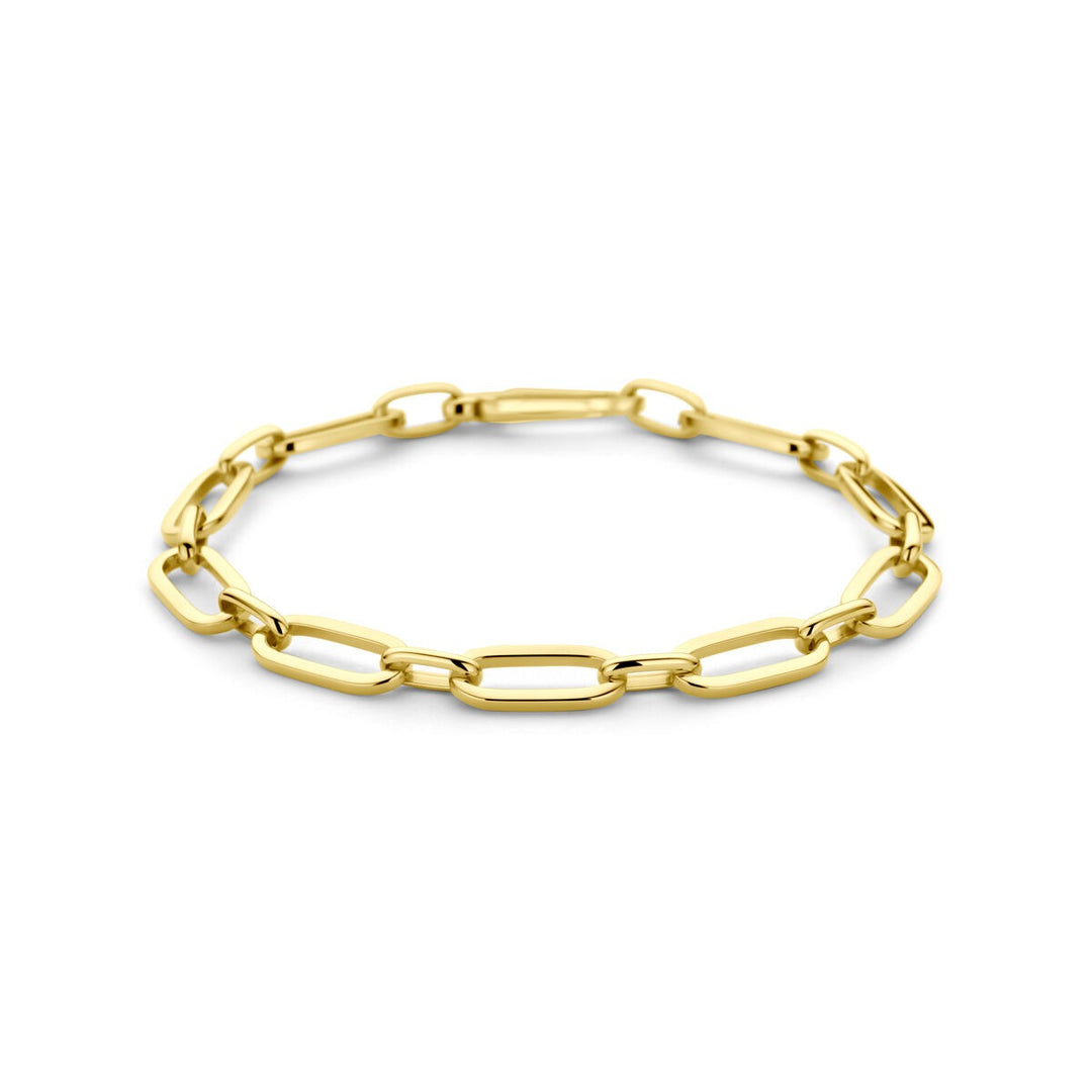 14k Geelgouden anker schakelarmband – 6.5 mm
