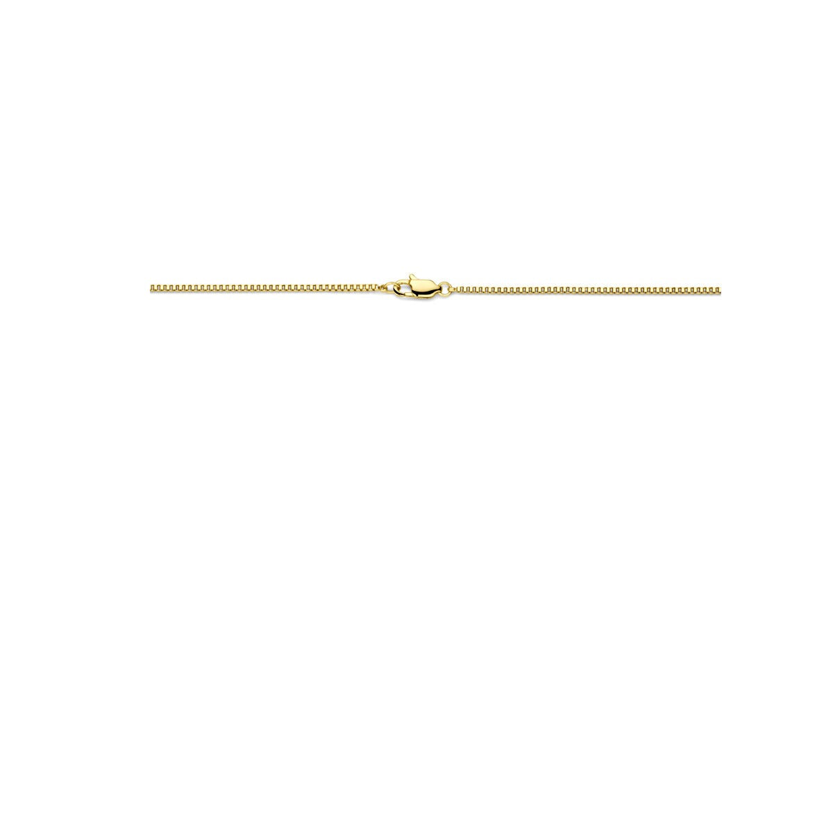 Edelstahl Damenkette Venezianer Gelb 1,5 mm Ionenplattierung