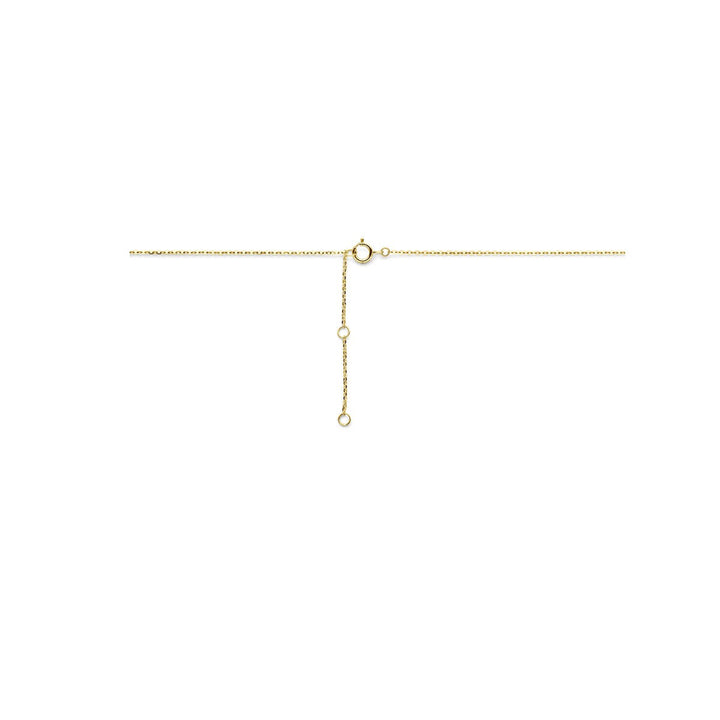 Halskette Herz 41 + 4 cm 14K Gelbgold