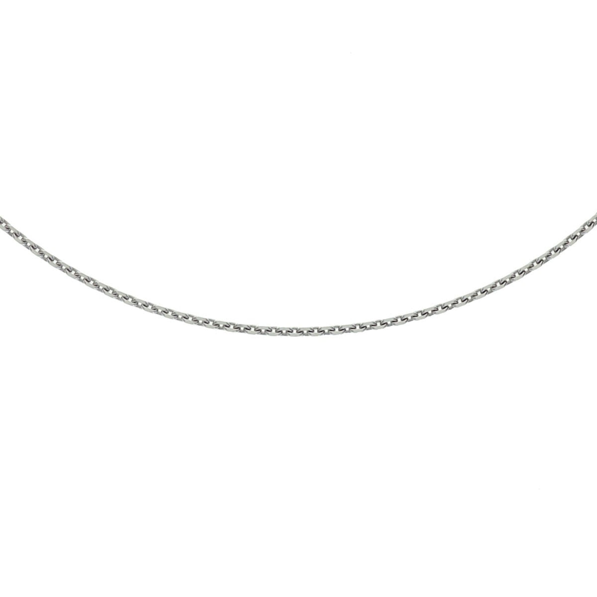 Silbernes Ankerhalskette – rhodiniertes 925er Silber