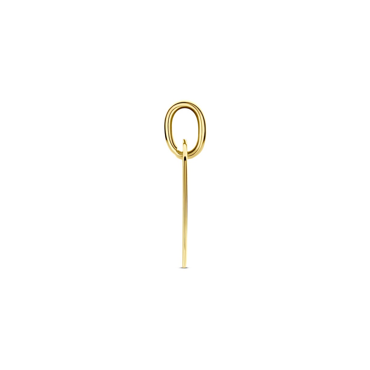 14 Karat Gelbgold Kette mit Herzanhänger