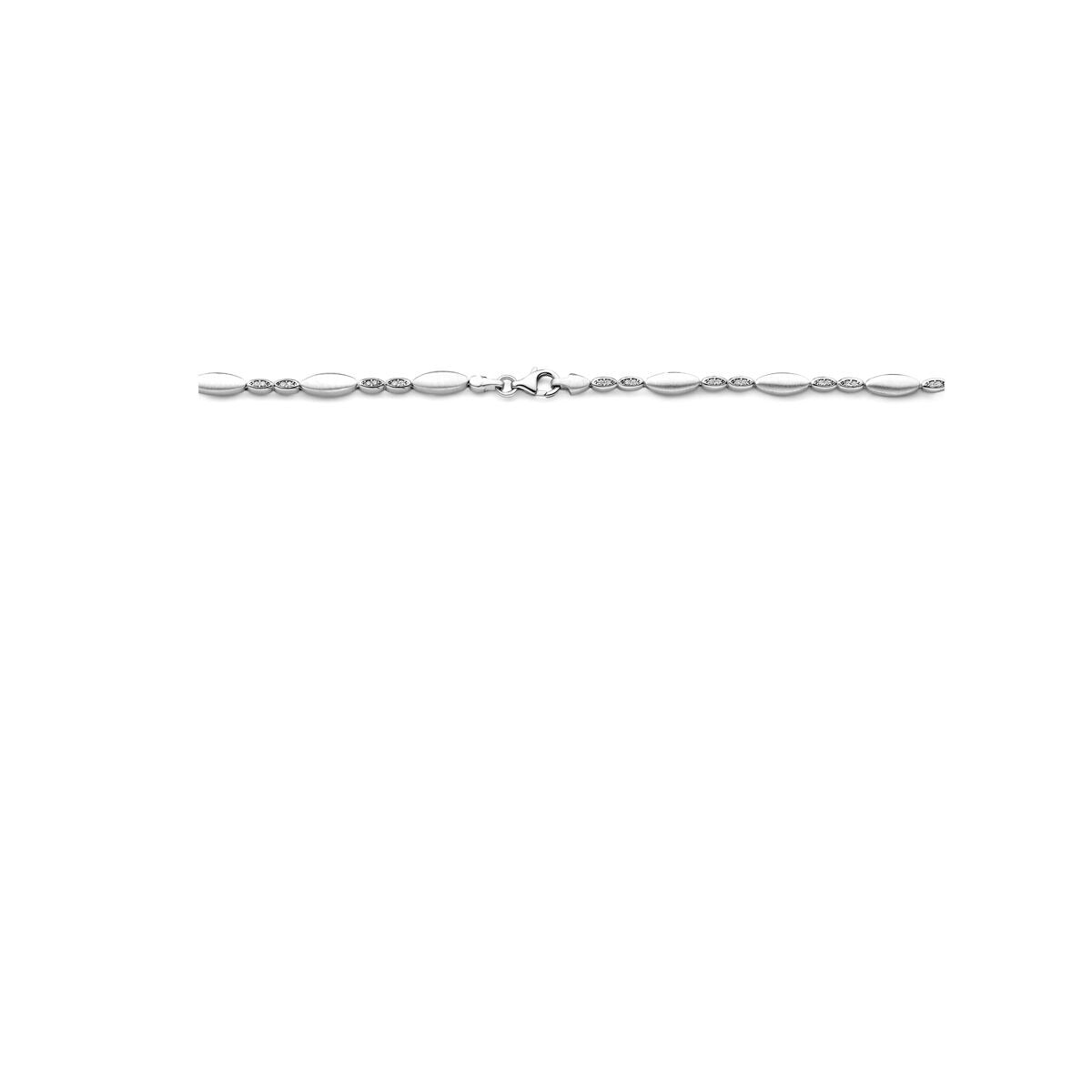 Silberkette mit Zirkonia Damen 4,7 mm 45 cm