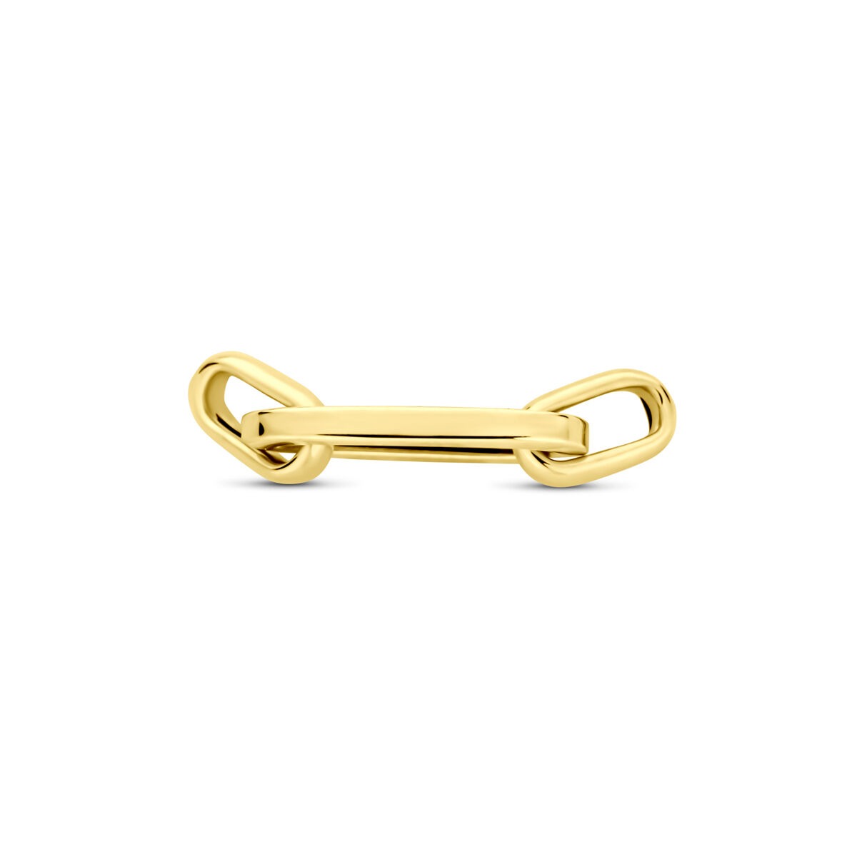 14k Gelbgold Verschluss für Kordel
