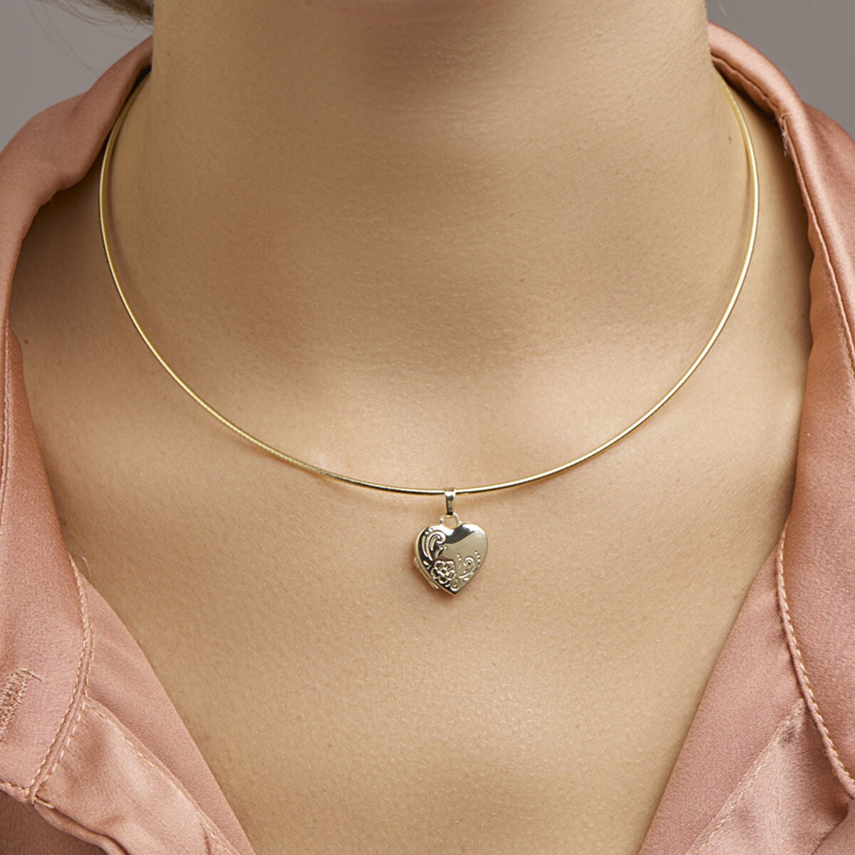14 Karat Gelbgold Herzmedaillon