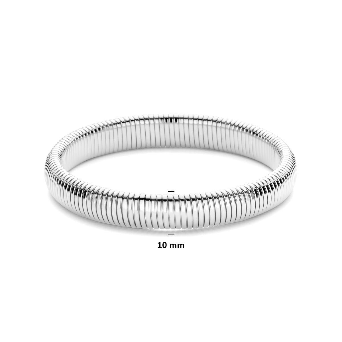 Damenarmband aus Stahl Tubogas-Design