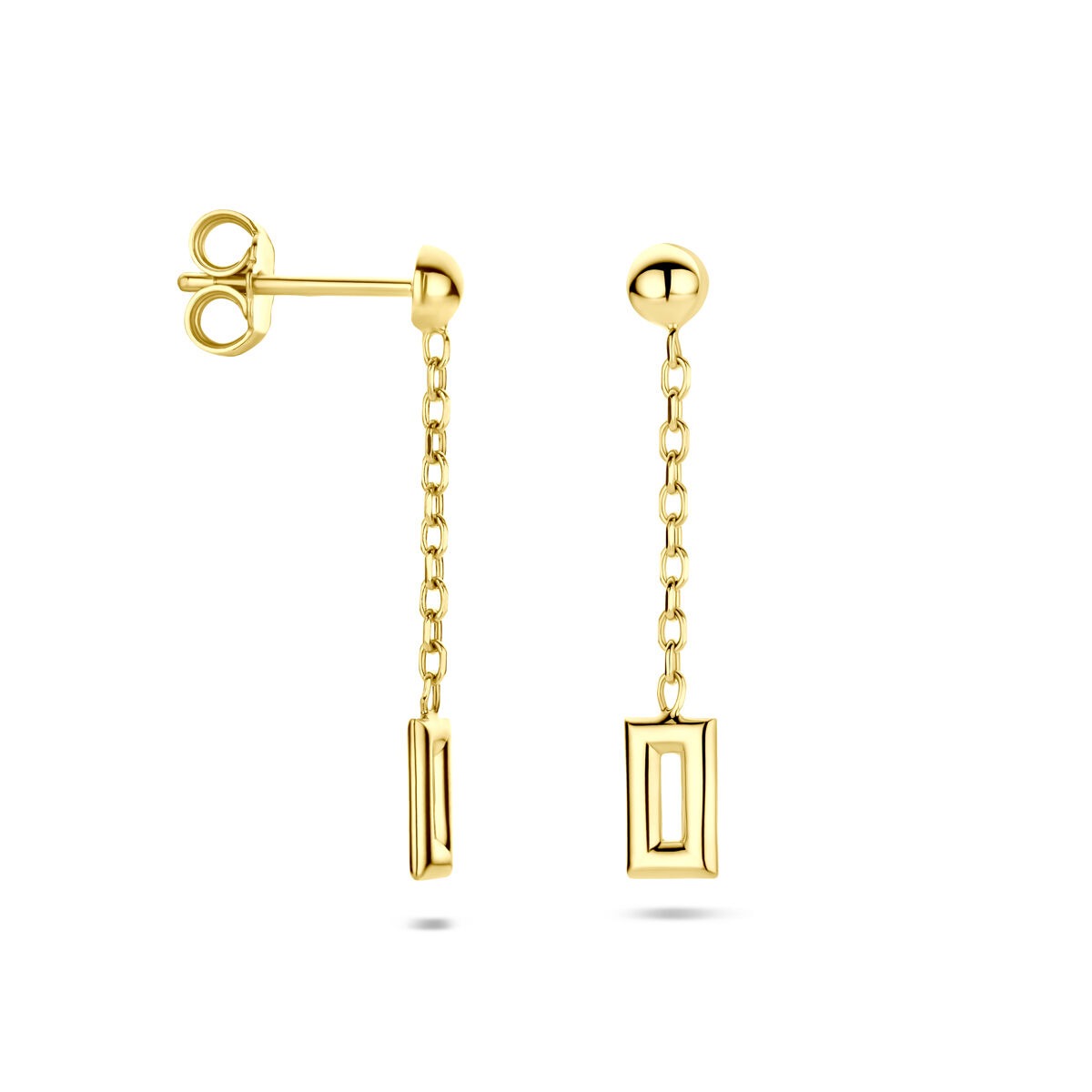 14 Karat Gelbgold Damen Ohrhänger – 28 mm