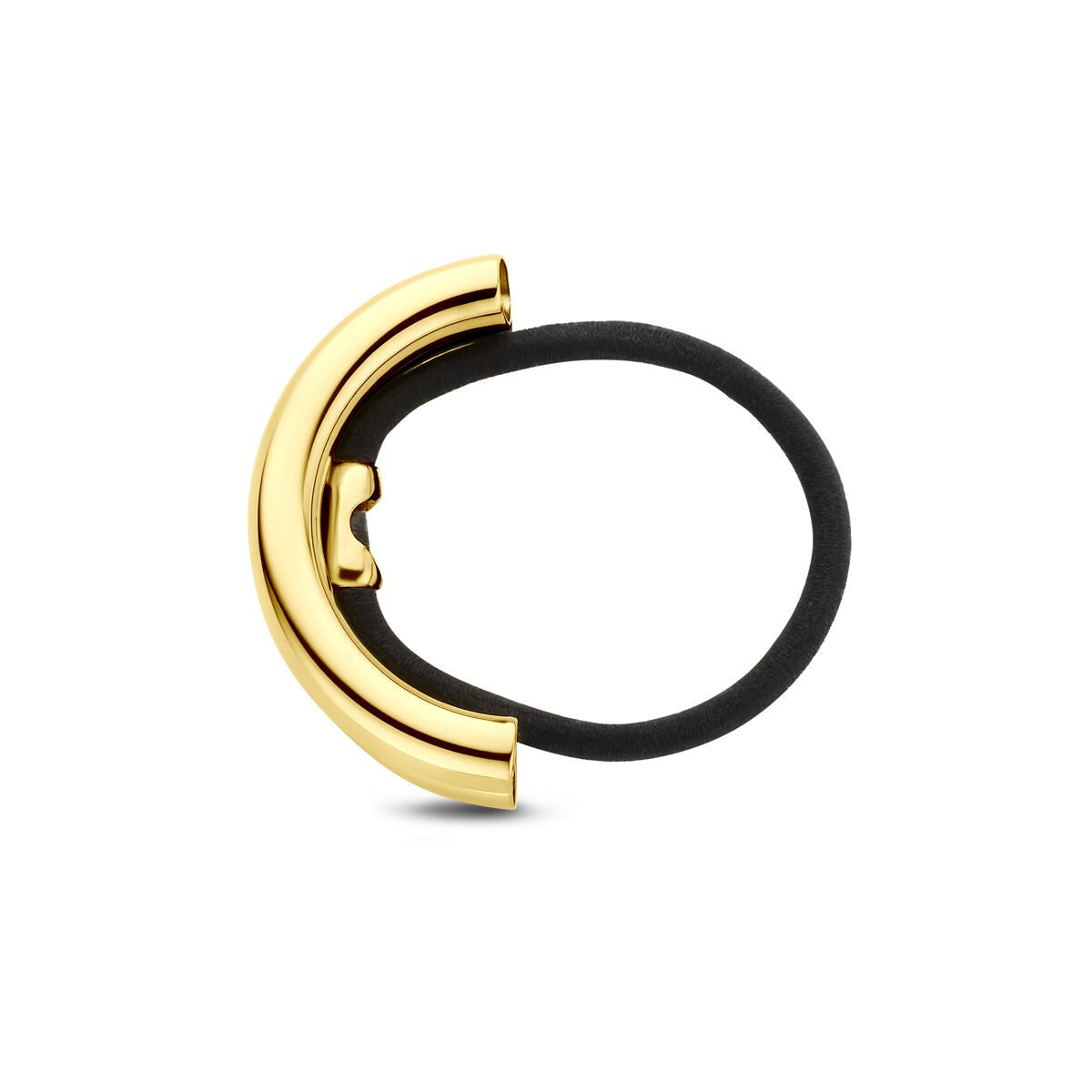 Haarmanschette aus Stahl mit goldfarbener Ionenplattierung – 17 x 53 mm