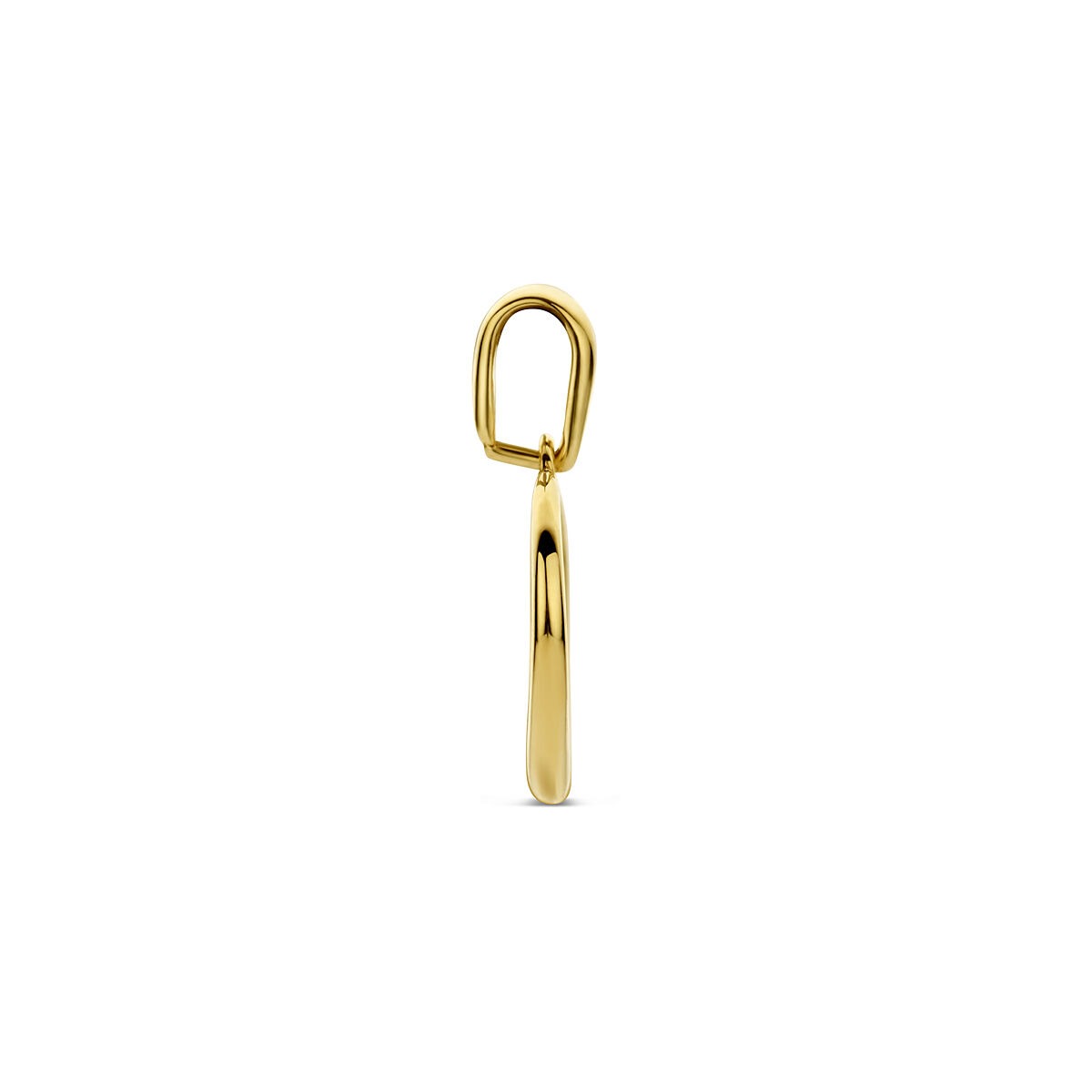 9k Geelgouden hart hanger