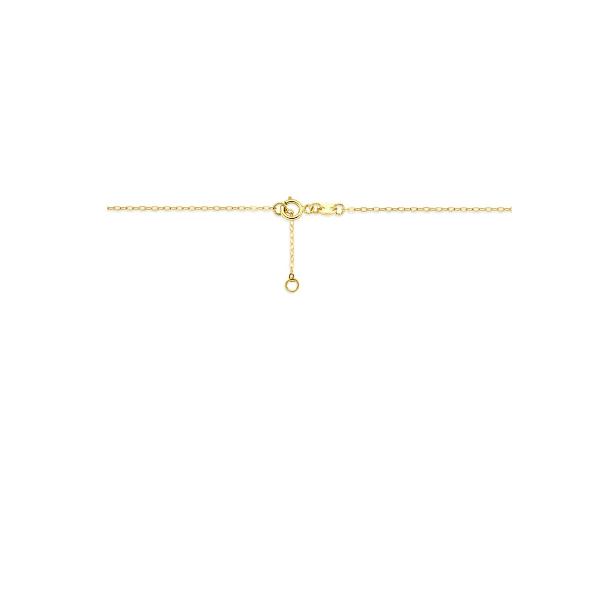 14 K Gelbgold Herz-Halskette 40 - 42 cm