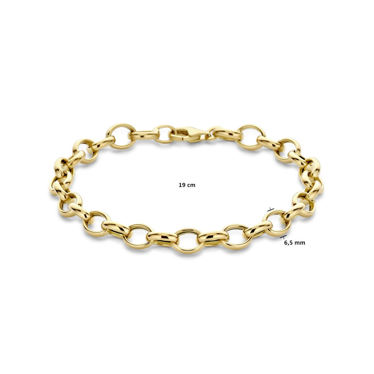 14 Karat Gelbgold Armband mit Fantasiegliederung – Eleganz mit Charakter