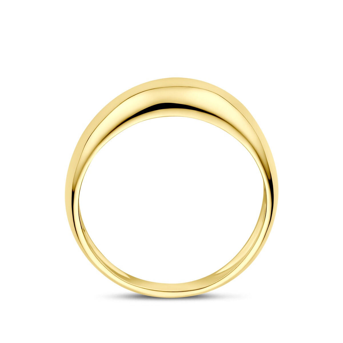 14 Karat Gelbgold Damenring 5,5mm breit