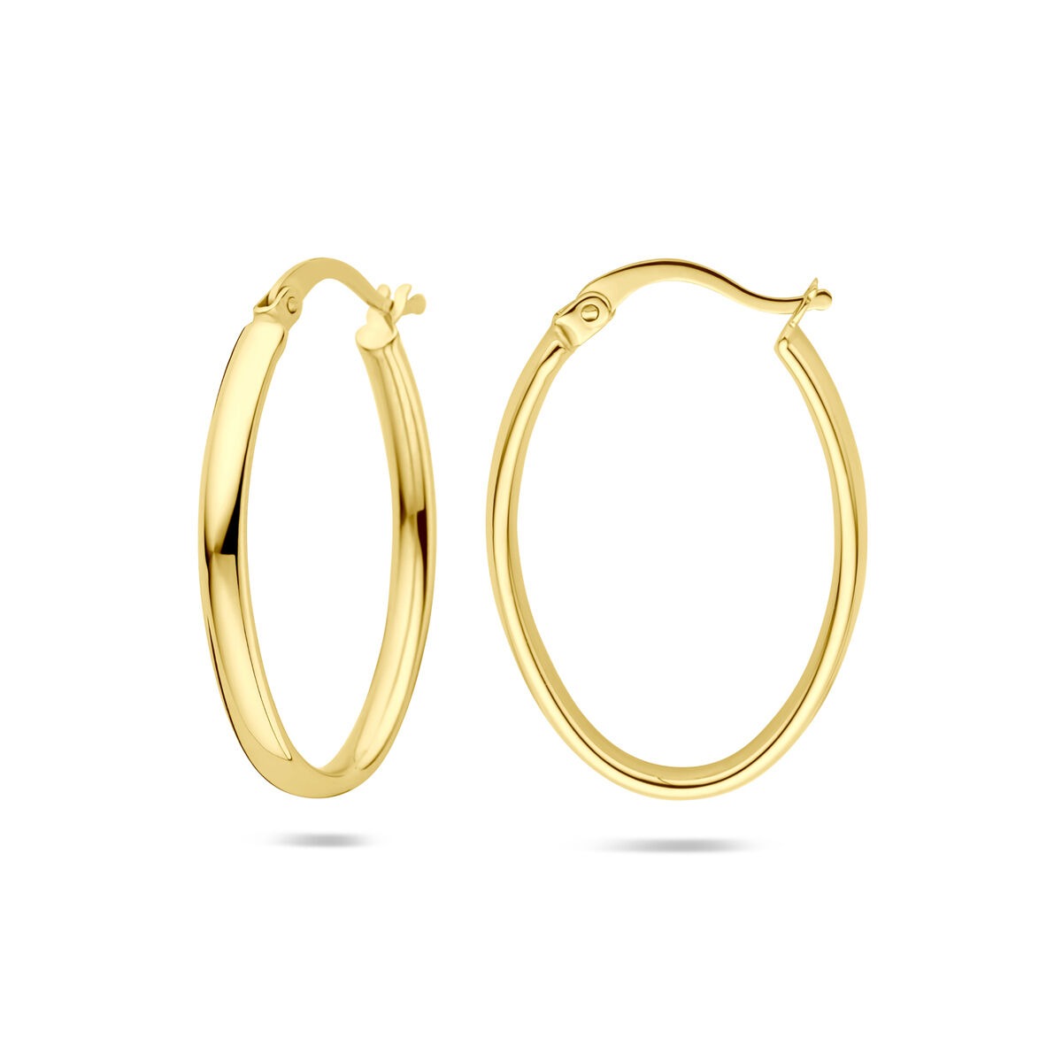 14K Gelbgoldohrringe