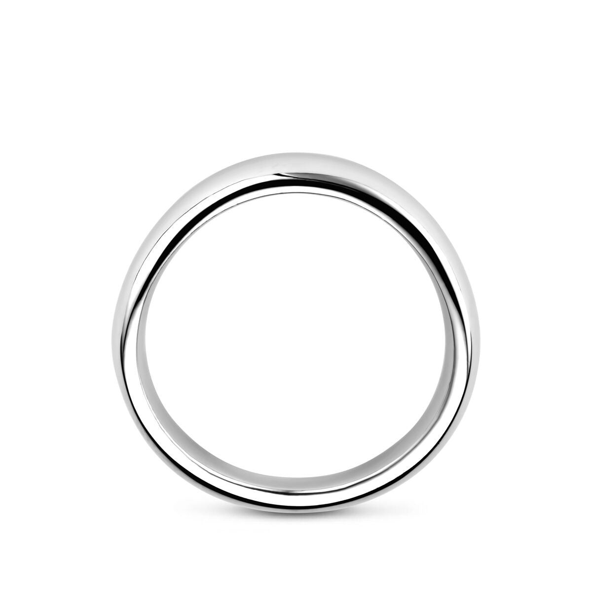 Damenring aus Silber – rhodiniert