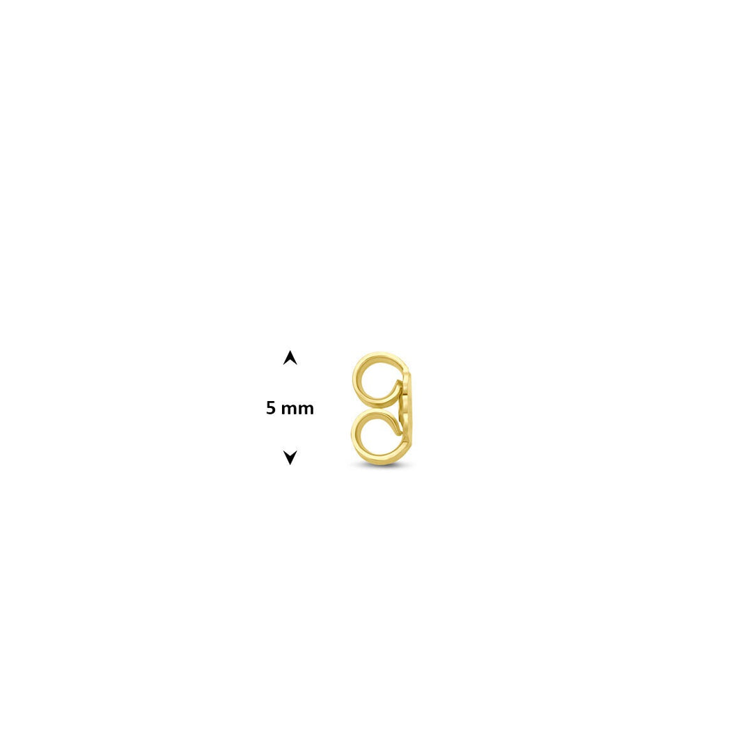 9k Geelgouden poussettes – 1 paar