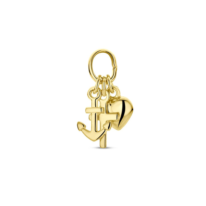 9k Geelgouden hanger geloof, hoop en liefde