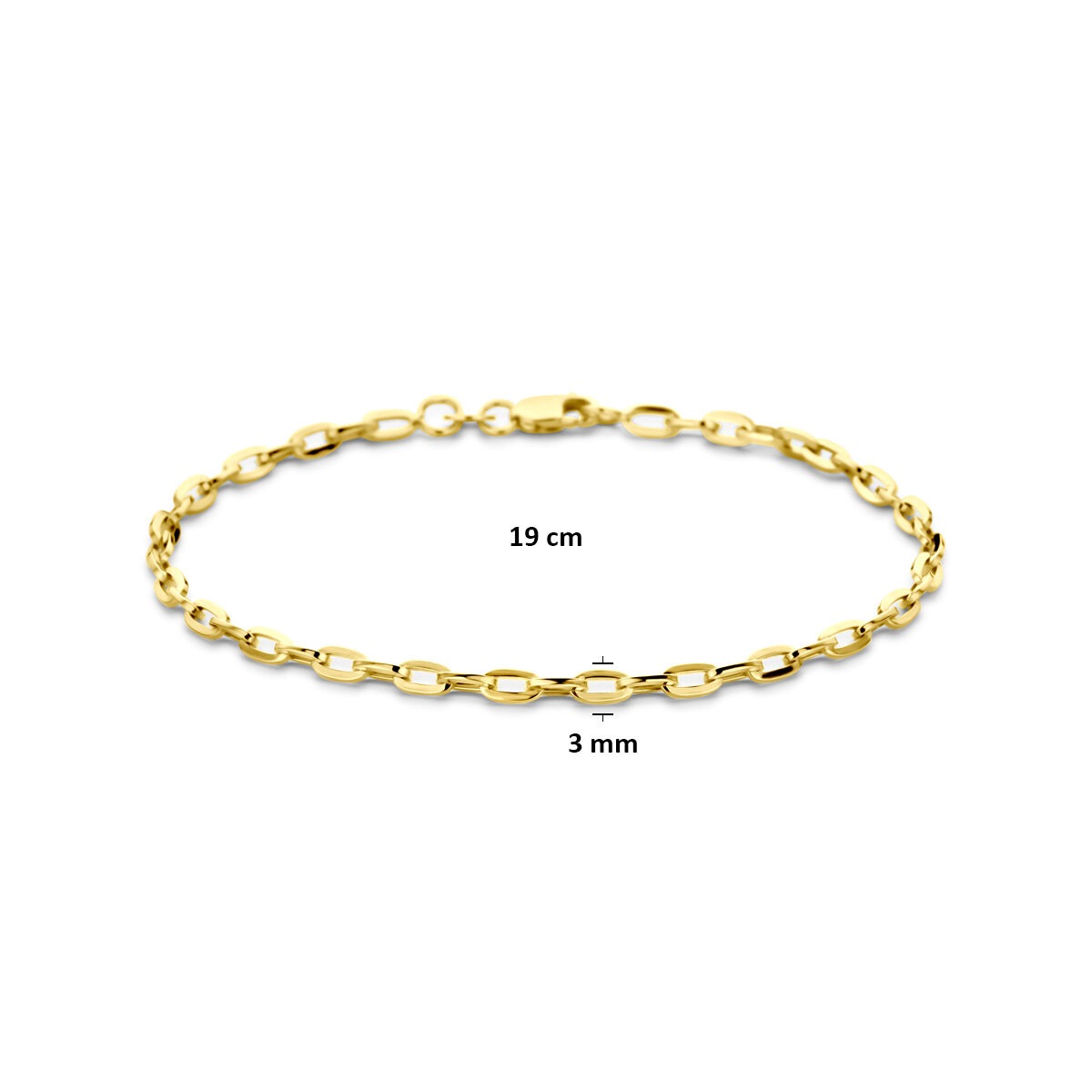 14K Gelbgold Ankerarmband
