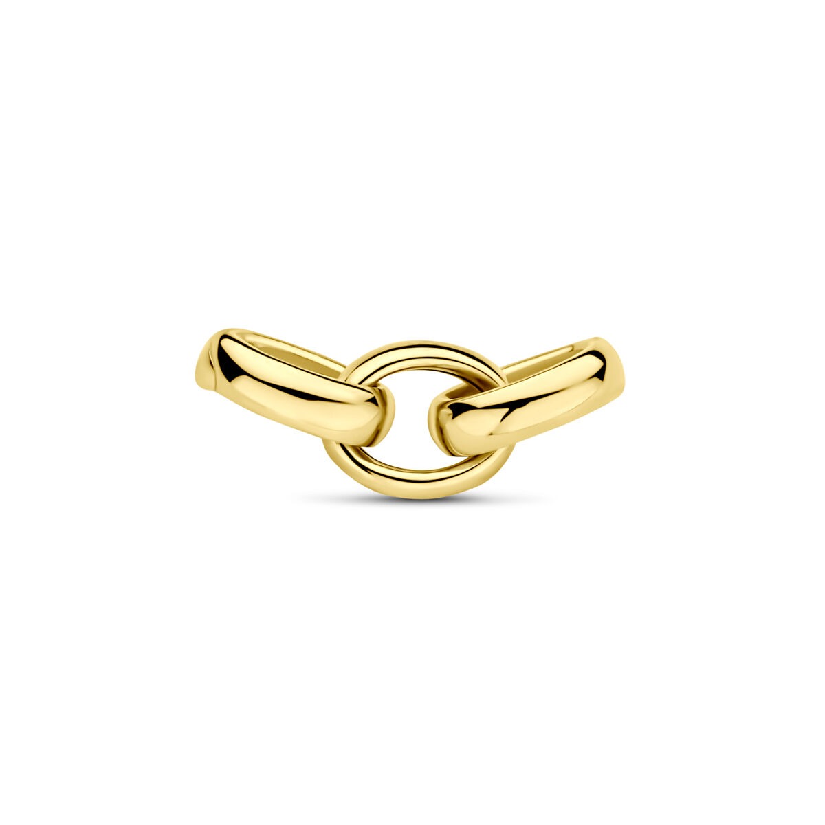 14k Gelbgold Verschluss für Kordel