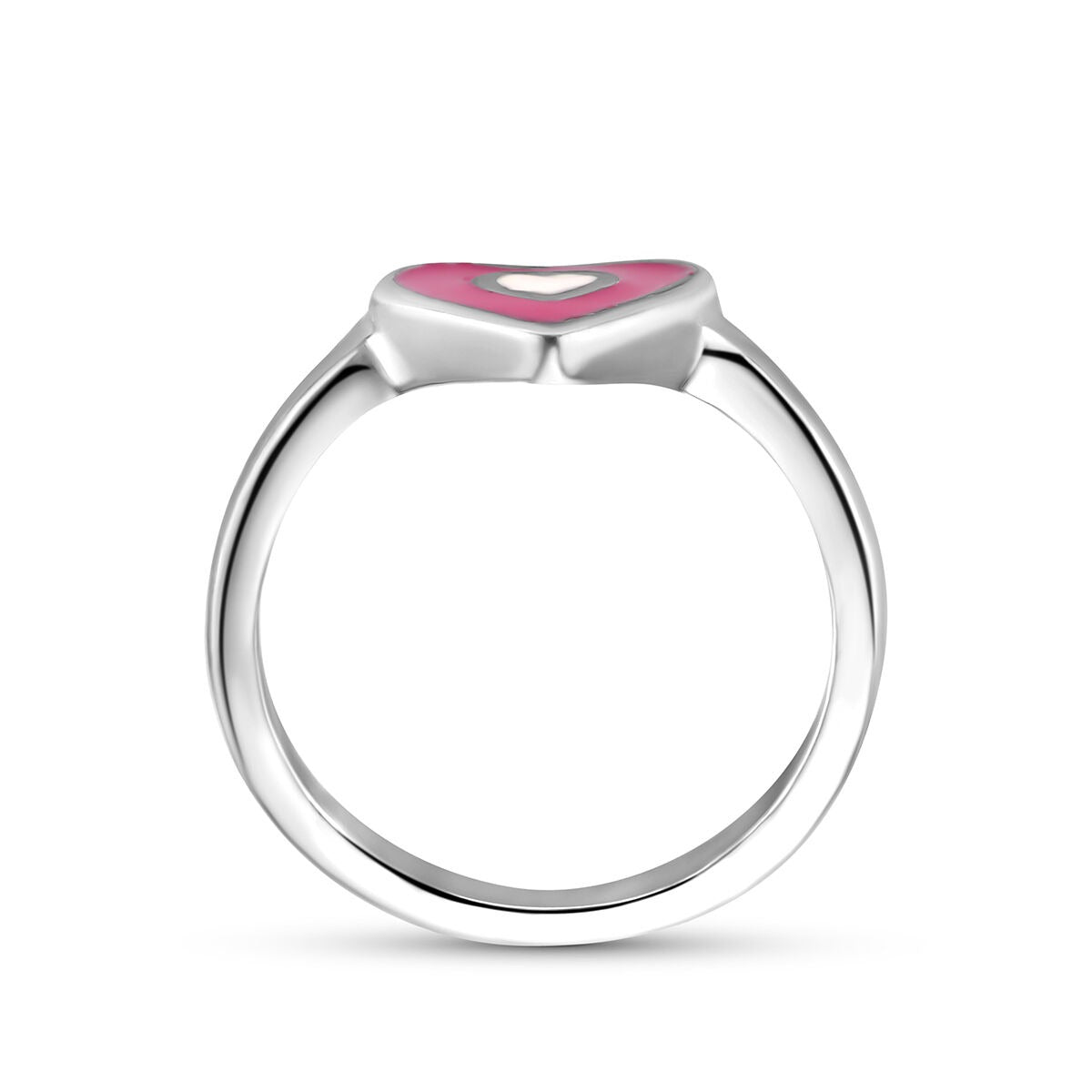 Ring Herz Silber rhodiniert