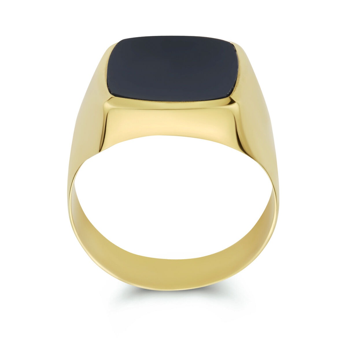 Siegelring Onyx 14K Gelbgold