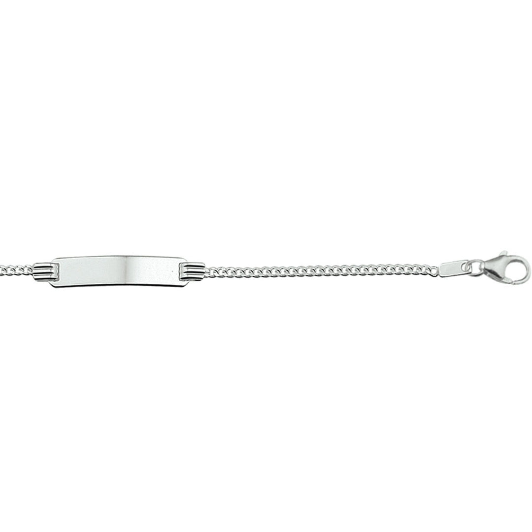 Gravurarmband Gourmet 11 - 13 cm Silber rhodiniert