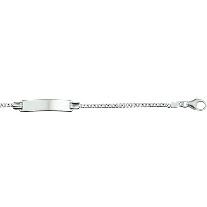 Gravurarmband Gourmet 11 - 13 cm Silber rhodiniert