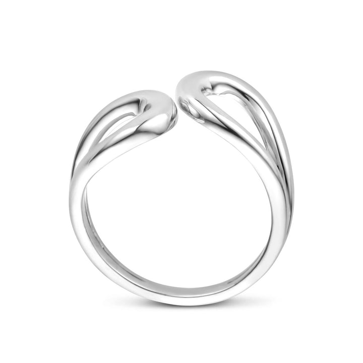 Gerhodineerd zilveren ring 12 mm