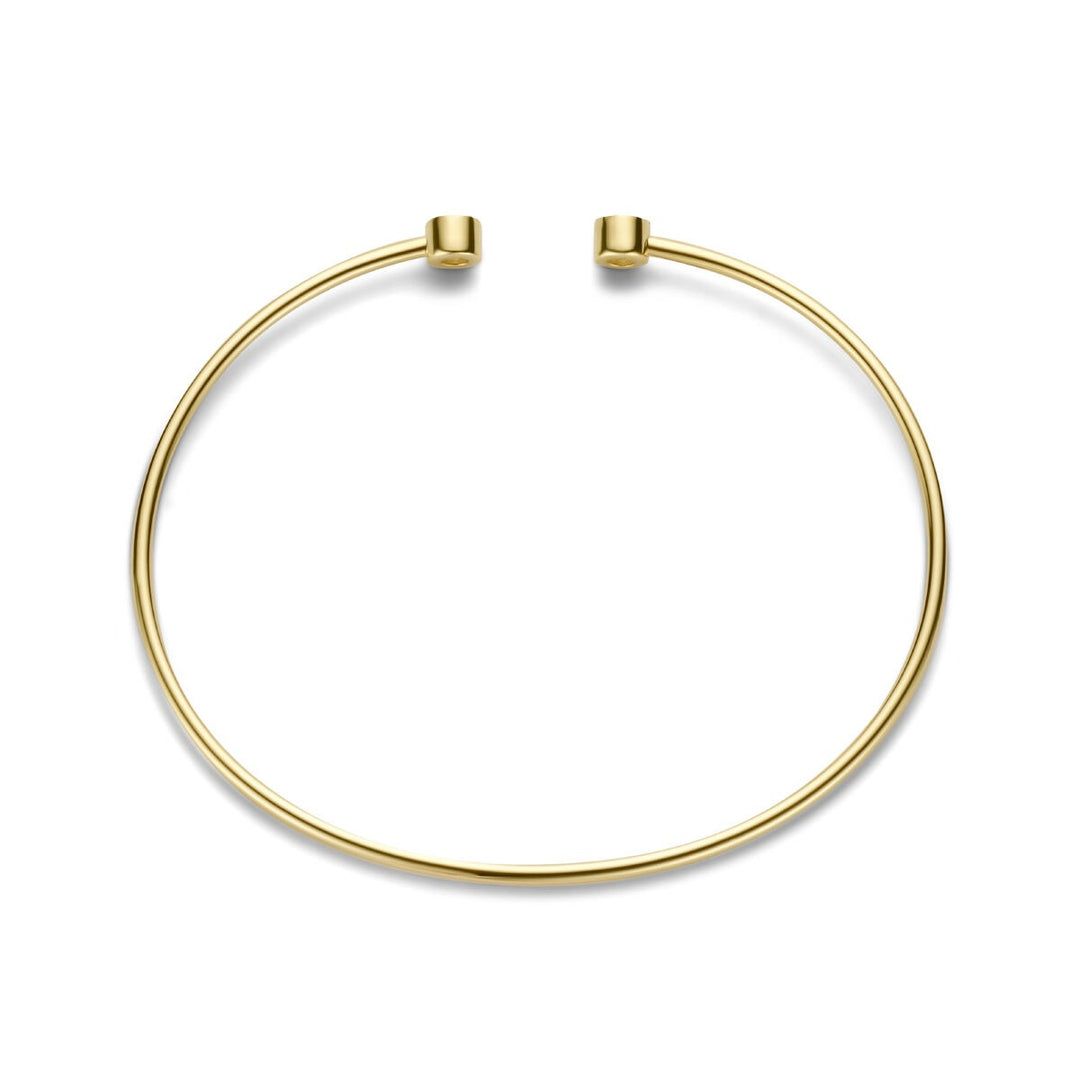 Spannungsarmband Diamant 0,19 ct H SI 14 K Gelbgold