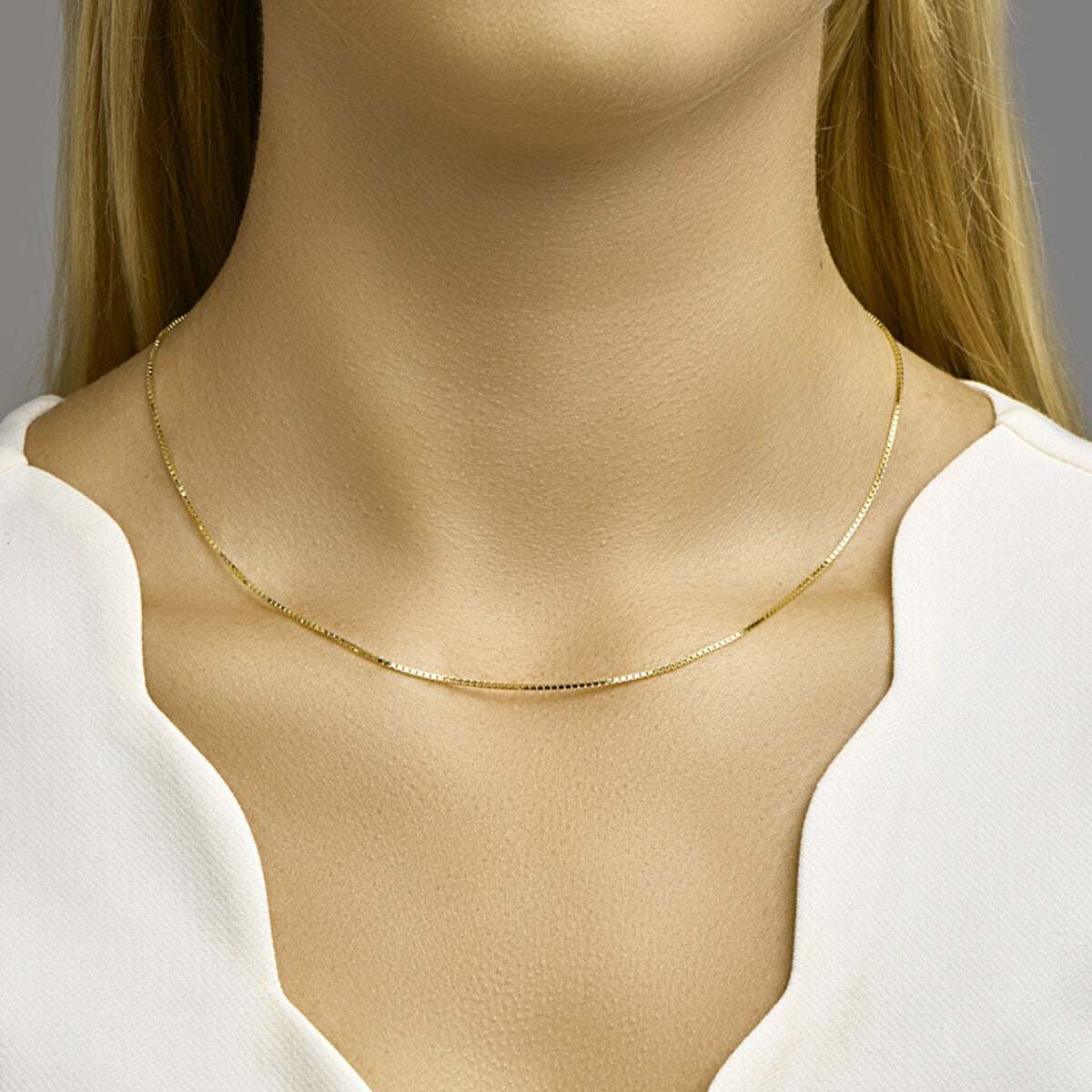 Goldkette 18k – Venezianerkette 1,1 mm